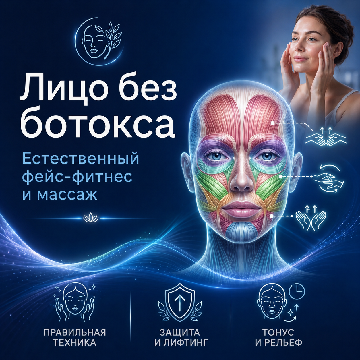 Лицо без ботокса