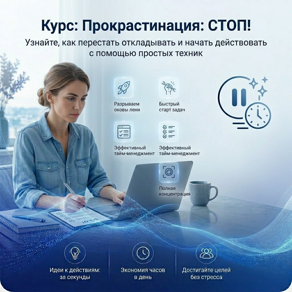 Прокрастинация: стоп